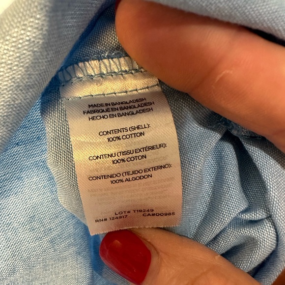 Trunks Surf & Swim Co. Tropical Shirt w/lobster Icon in Deep Sea - Sz S/P - Picture 3 of 5